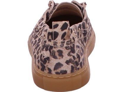 Poelman Damen Slipper  in beige-kombiniert