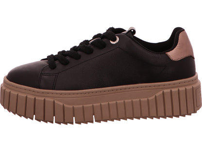 Tamaris Damen Sneaker  in schwarz-bunt-kombiniert