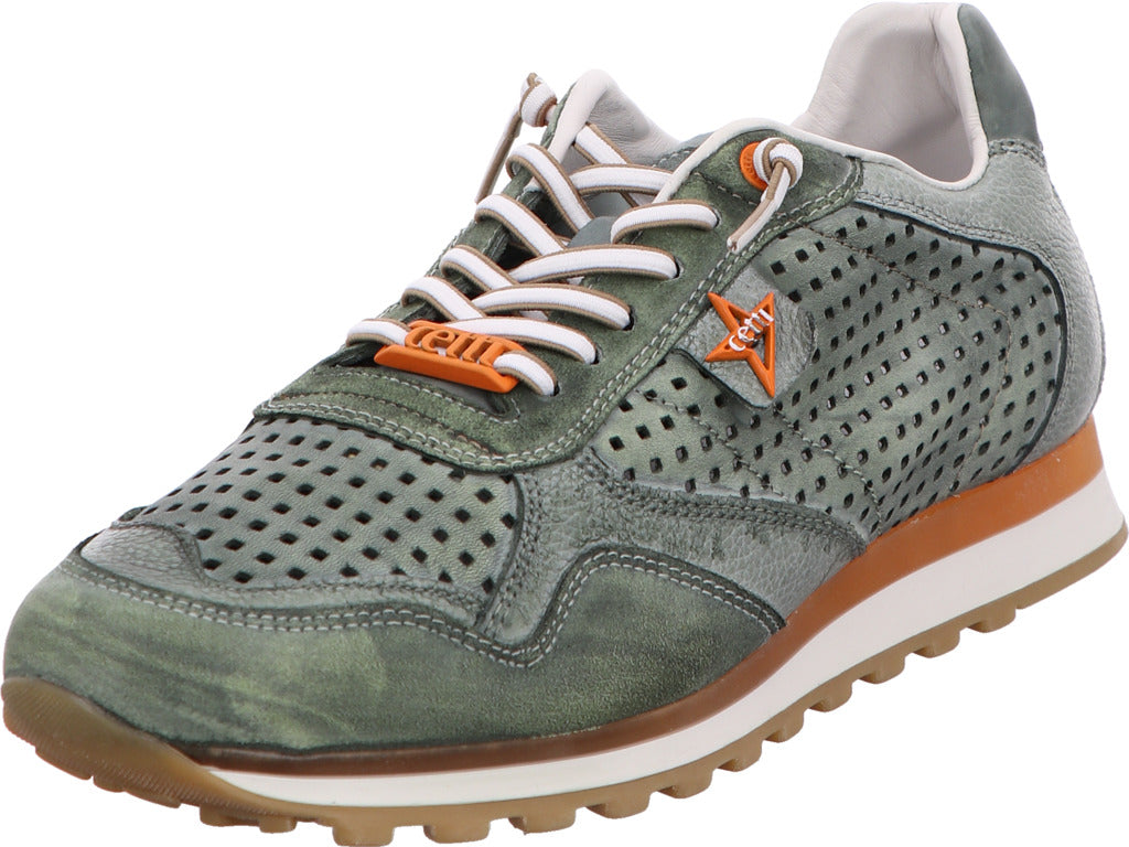 Cetti herensneakers C848 in donkergroen