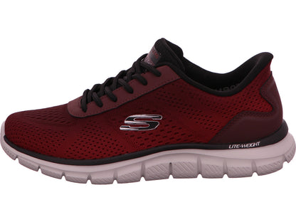Skechers Herren Slipper Track Revno in rot