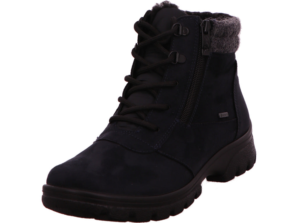 Ara Damen Stiefel Saas-Fee St. in blau-bunt-kombiniert