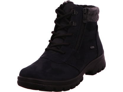 Ara Damen Stiefel Saas-Fee St. in blau-bunt-kombiniert