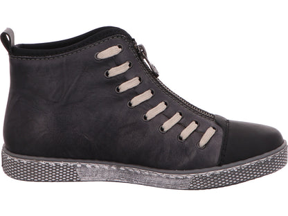 Rieker Damen Stiefel  in grau-bunt-kombiniert