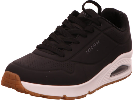 Skechers Uno Stand On Air herensneakers in zwart