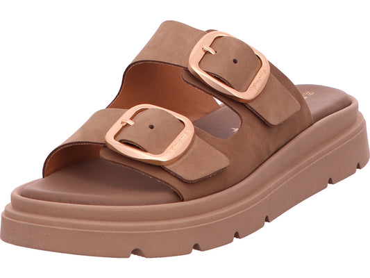 Tamaris Damen Pantolette  in taupe