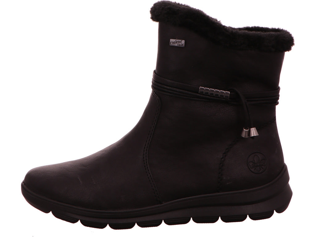 Rieker dameslaarzen in zwart