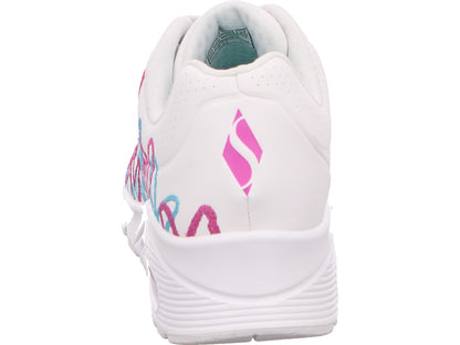 Skechers Damen Sneaker Uno - Golden Heart in weiß-bunt-kombiniert