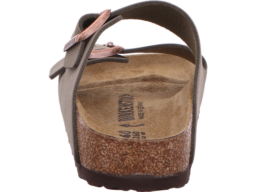 Birkenstock Arizona muiltjes voor dames in taupe.