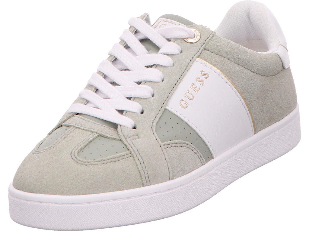 Guess Jrone6 damessneakers in een groen-multicolor combinatie