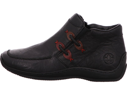 Rieker Damen Stiefel  in schwarz-bunt-kombiniert