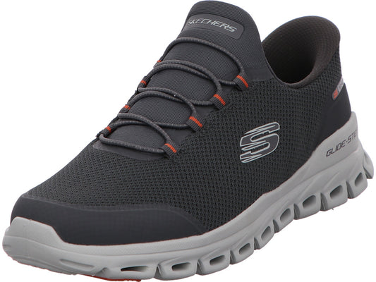 Skechers Herren Slipper Glide-Step in grau