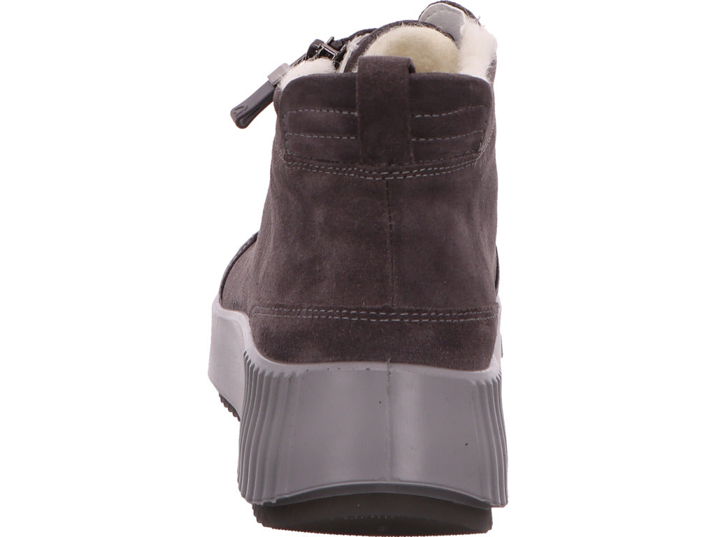 Ara Damen Stiefel Davos-St in dunkelgrau