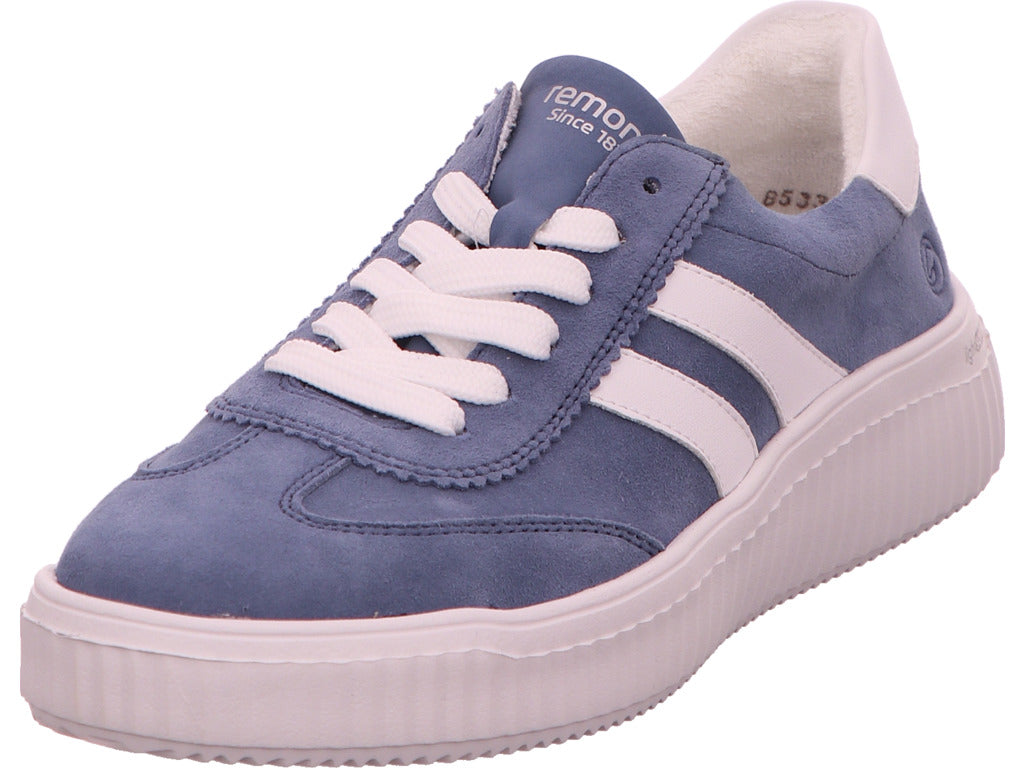 Remonte Damen Sneaker  in blau-bunt-kombiniert