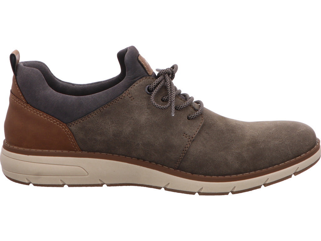 Rieker Herren Halbschuh  in braun-bunt-kombiniert