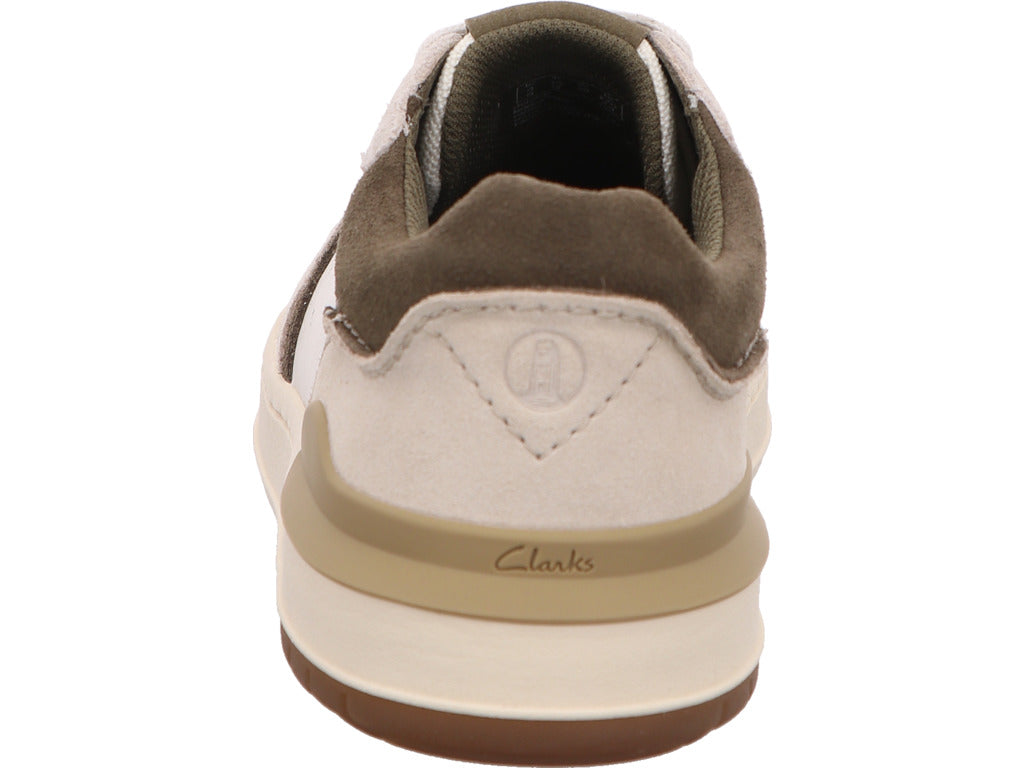 Clarks Herren Halbschuh Courtlite2 in grün-bunt-kombiniert