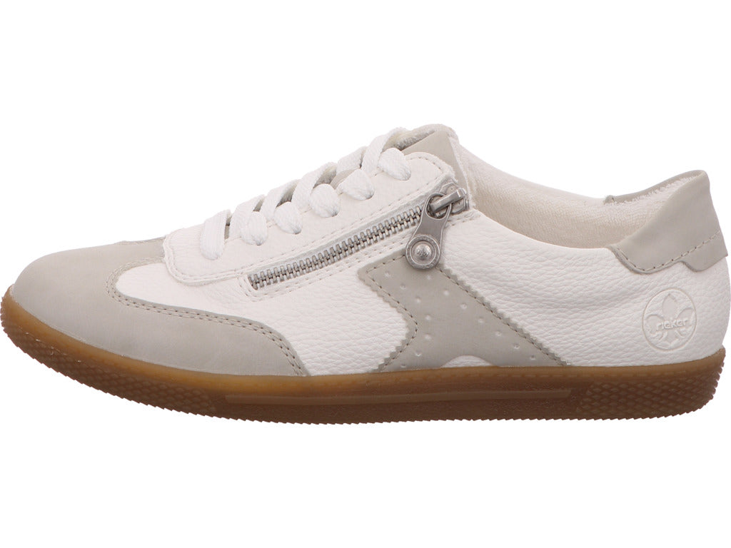 Rieker Damen Sneaker  in grau-bunt-kombiniert