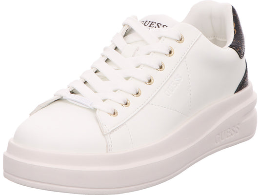 Guess Damen Sneaker Elbina in weiß-bunt-kombiniert