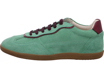 Lazamani damessneakers in een groen-multicolor combinatie