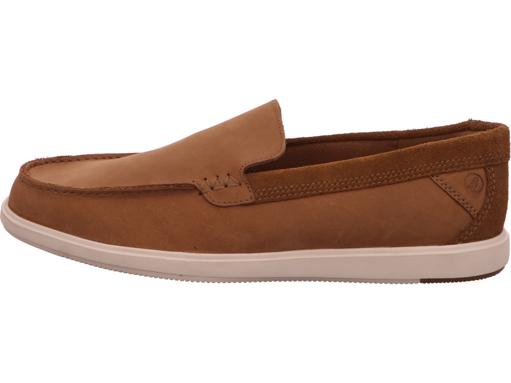 Clarks Herren Slipper  in braun-kombiniert