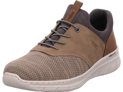 Rieker Herren Halbschuh  in grau-bunt-kombiniert