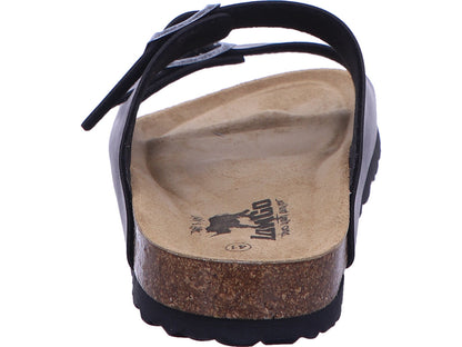 Longo Herren Pantolette  in schwarz