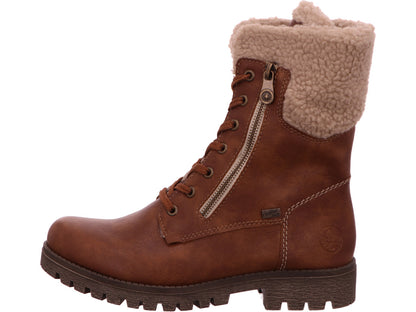 Rieker dameslaarzen in lichtbruin