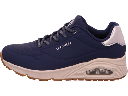 Skechers Damen Sneaker Uno - Shimmer Away in dunkelblau