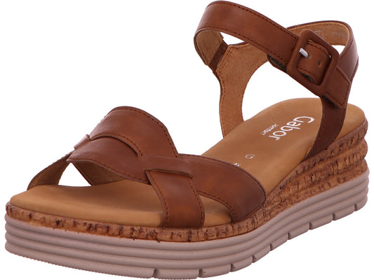 Gabor Comfort Damen Sandalette  in hellbraun