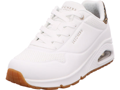 Skechers Damen Sneaker Uno Jungle Nite in weiß-bunt-kombiniert