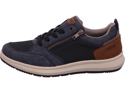 Rieker Herren Sneaker  in blau-bunt-kombiniert
