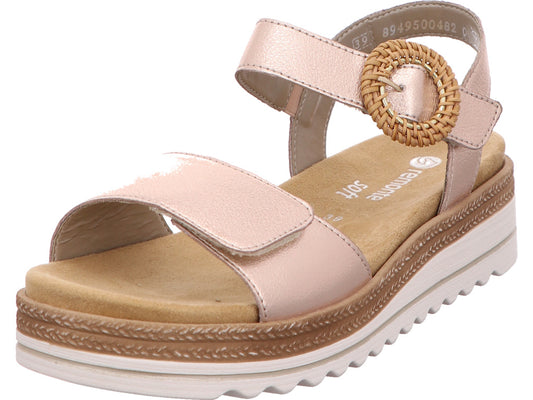 Remonte Damen Sandalette  in metallic