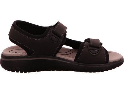 Rieker Herren Sandalette  in schwarz