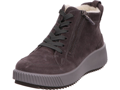 Ara Damen Stiefel Davos-St in dunkelgrau