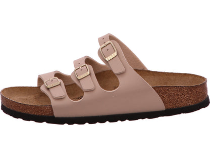 Birkenstock Damen Pantolette Florida in beige