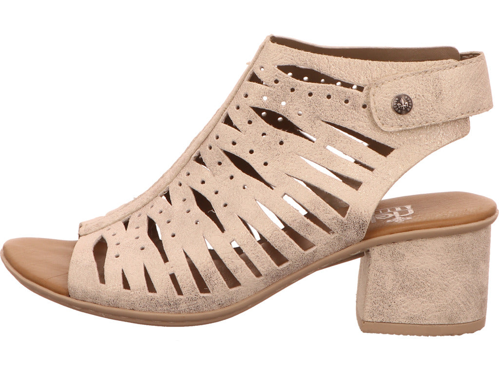 Rieker Damen Sandalette  in beige