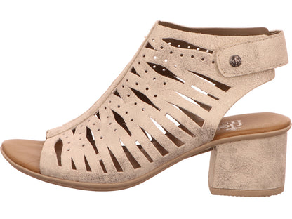 Rieker Damen Sandalette  in beige
