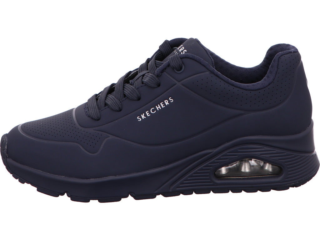 Skechers damessneakers Uno - Stand On Air in donkerblauw