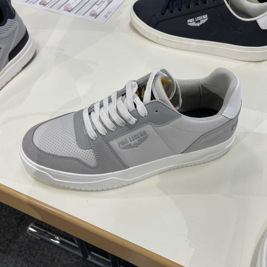 PME Legend herensneakers Lassen in lichtgrijs