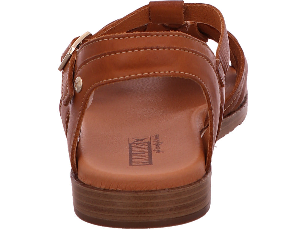 Pikolinos Damen Sandalette Formentera in hellbraun