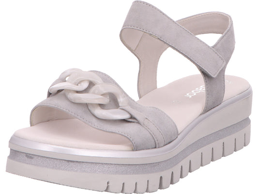 Gabor Damen Sandalette  in hellgrau