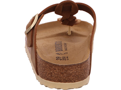 Birkenstock Damen Pantolette Gizeh in hellbraun