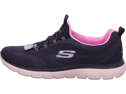 Skechers damessneakers Summits-Diamond Dream in een blauw-multicolor combinatie