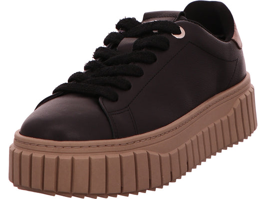 Tamaris Damen Sneaker  in schwarz-bunt-kombiniert