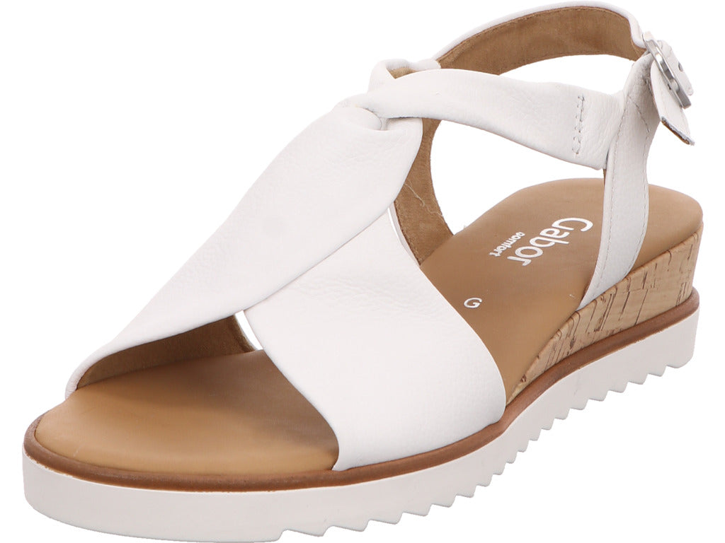 Gabor Comfort Damen Sandalette  in weiß