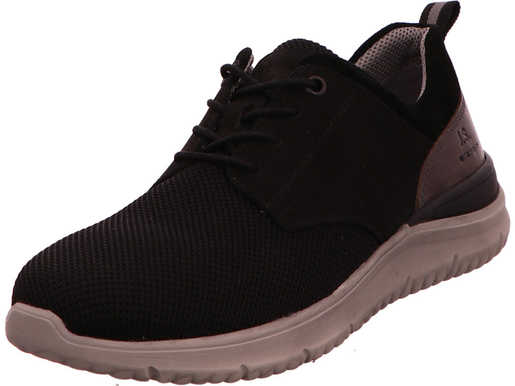 Josef Seibel Herren Halbschuh Wales 03 in schwarz