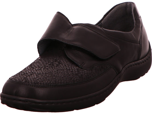 Waldläufer Damen Slipper Henni in schwarz