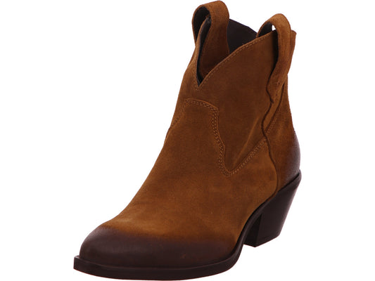 Lazamani dameslaarzen in lichtbruin