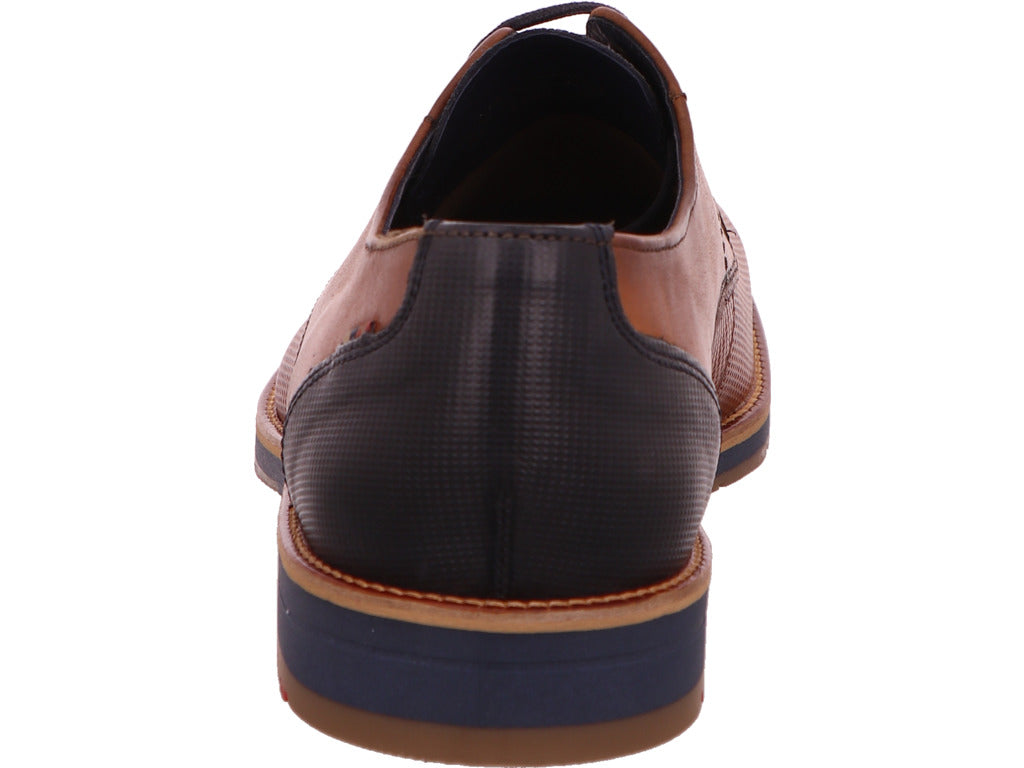 Lloyd Herren Schnürschuh Lagos in braun-bunt-kombiniert