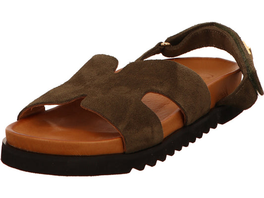 Meyla Damen Pantolette Larma in oliv