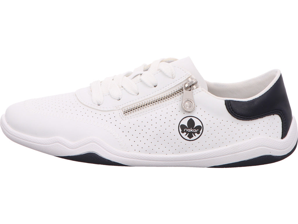 Rieker Damen Sneaker  in weiß-bunt-kombiniert